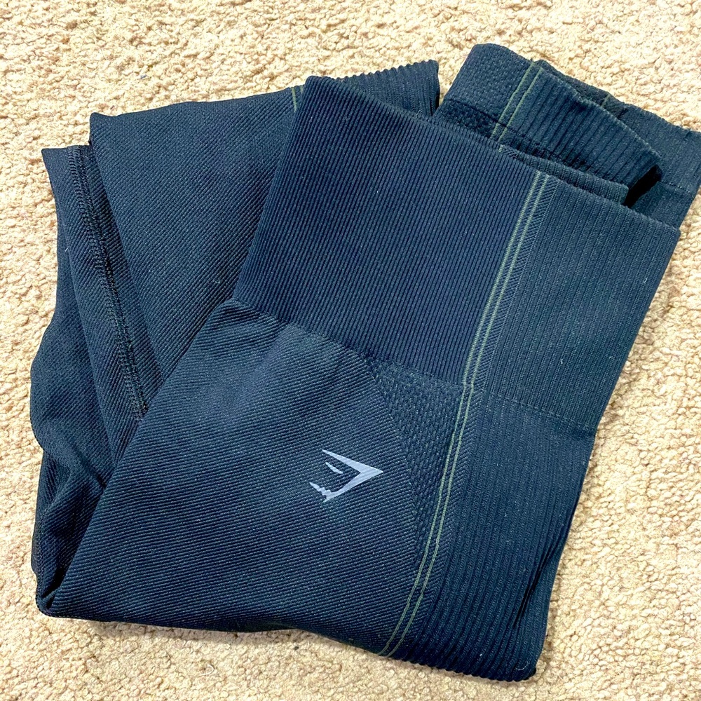 GYMSHARK ULTRA SEAMLESS LEGGINGS - Black M